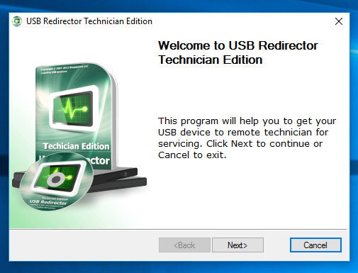 usb redirector technician edition how to use